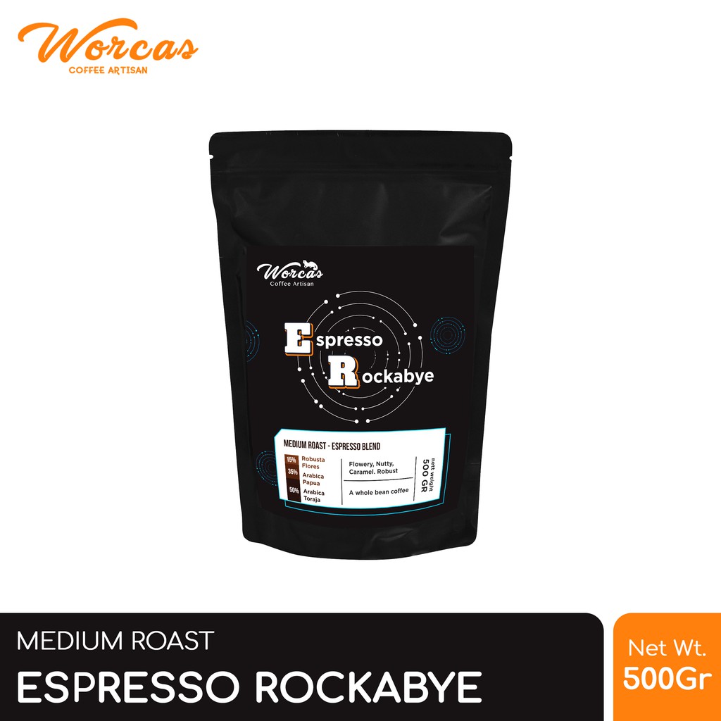 

WORCAS Rockabye Espresso Blend 500 Gram | Medium Roast