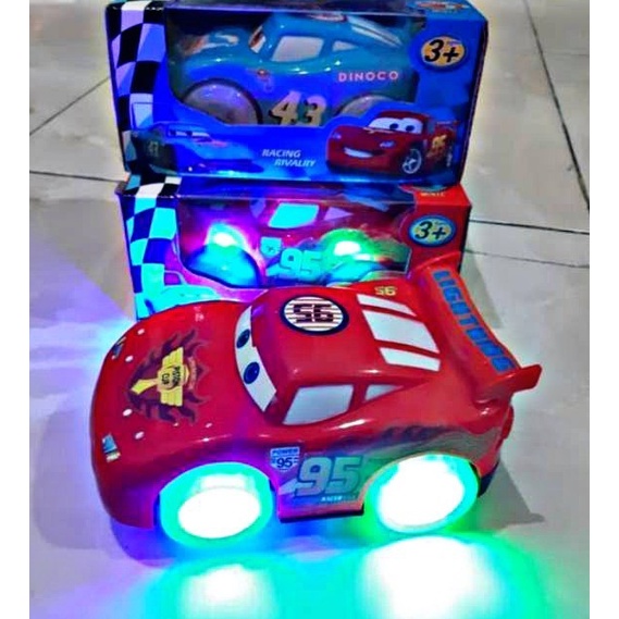 Mainan Anak Mobil Berlampu Racing Sport Cars Bump And Go Bersuara Versi New-MOBIL MC QUEN RANDOM