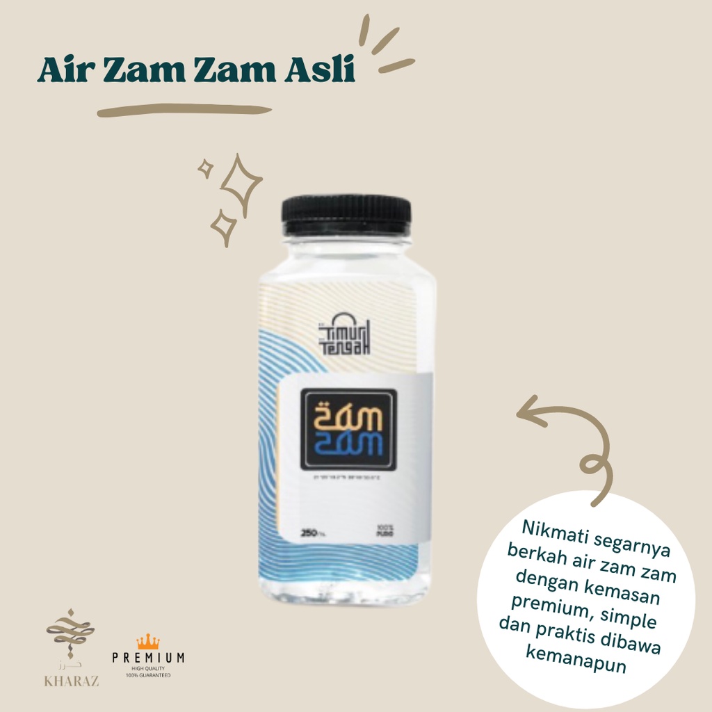 

Air ZamZam Asli Pure Murni Original Kemasan Khusus 250mL