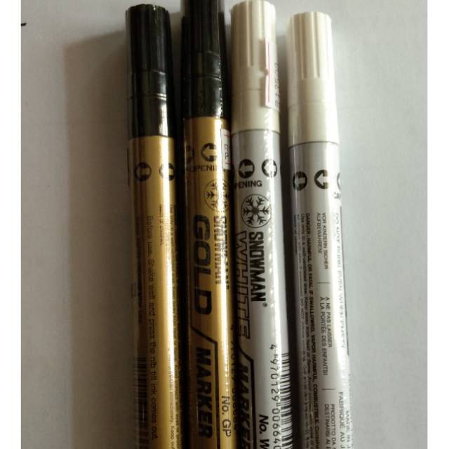 

SPIDOL WARNA GOLD & WHITE PERMANEN