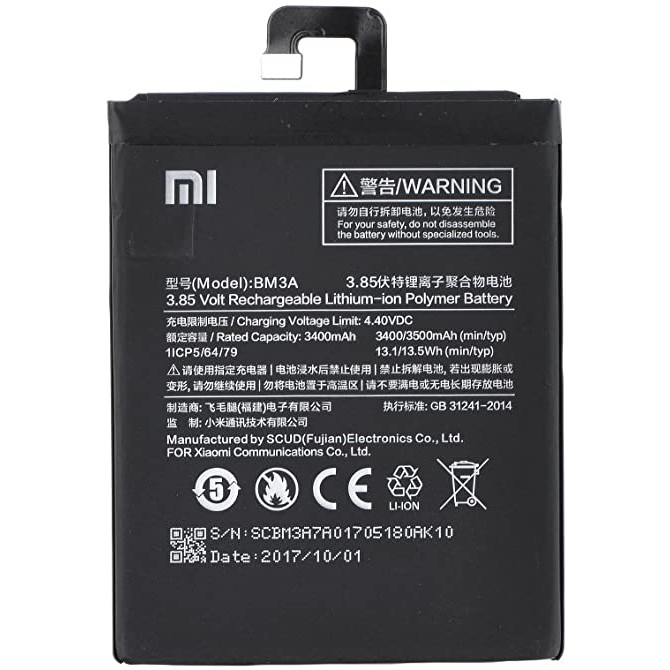 BATRE BATTERY XIAOMI BM3A/MI NOTE 3