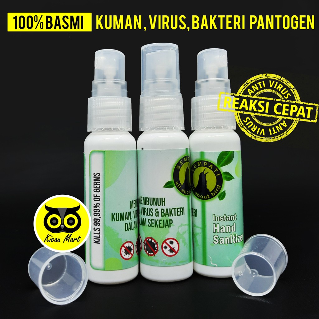 HAND SANITIZER ANTISEPTIC INSTANT DISINFEKTAN DESINFEKTAN SPRAY SEMPROT PEMBERSIH TANGAN SEMPATI HSSEM