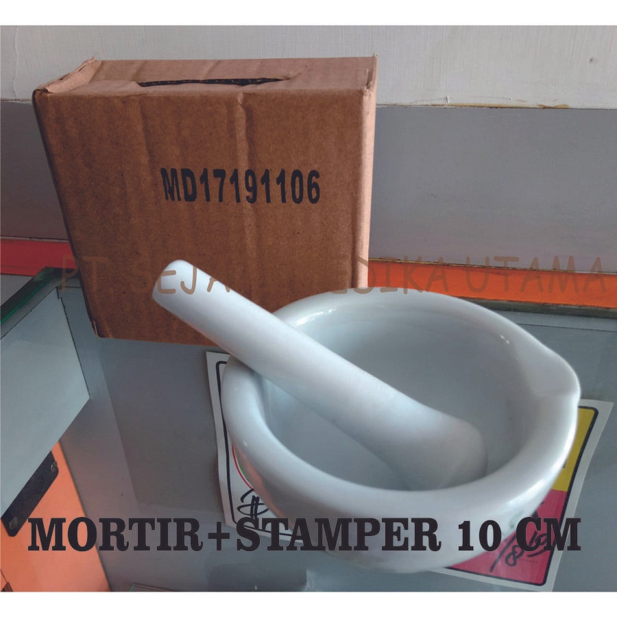 Mortir+Stamper 10cm/Mortar/Lumpang Alu/Mortar