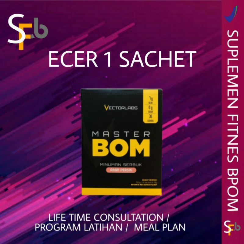 vectorlabs master BOM BCAA 1 SACHET 1 SERVING TRIAL SIZE