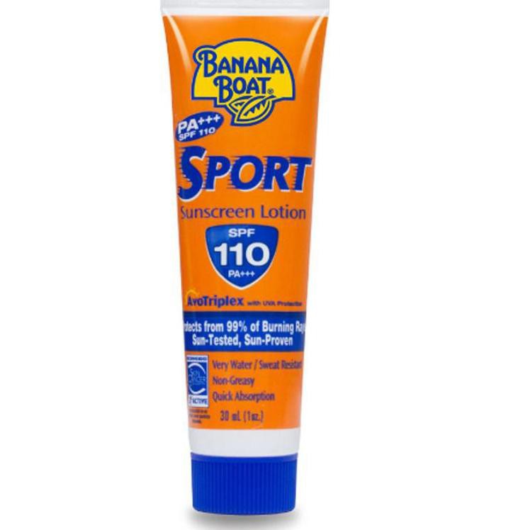 Terlaris.. Banana Boat Sport Lotion Spf 110 30Ml/Uva/Uvb Protection/Sunblock