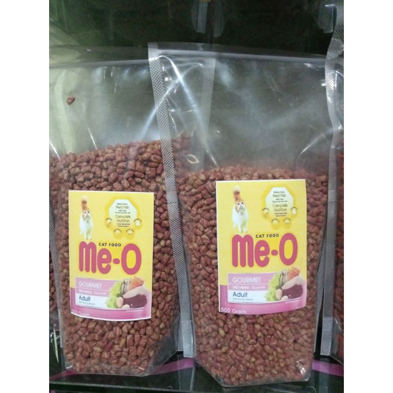 Meo Gourmet 500gr Makanan Kucing Repack