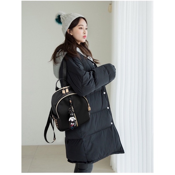 TI 3137 - TAS RANSEL WANITA IMPORT MURAH FASHION STYLE KOREA TERBARU - D