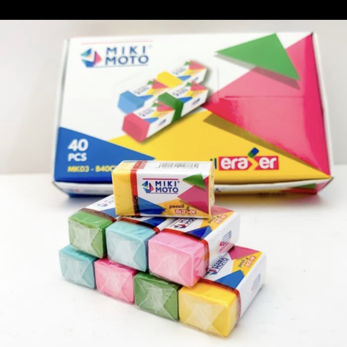 

Cantik [Warna Color] Mikimoto Eraser Penghapus Pensil Alat Tulis Anak Bersih Limited