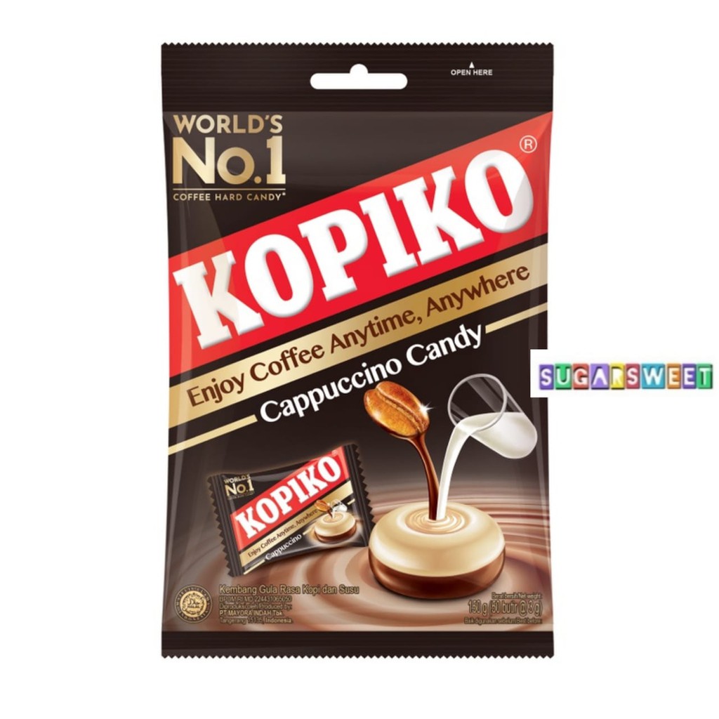 

Permen Kopiko Coffee Shot Cappuccino 150 Gr isi 50 Pcs