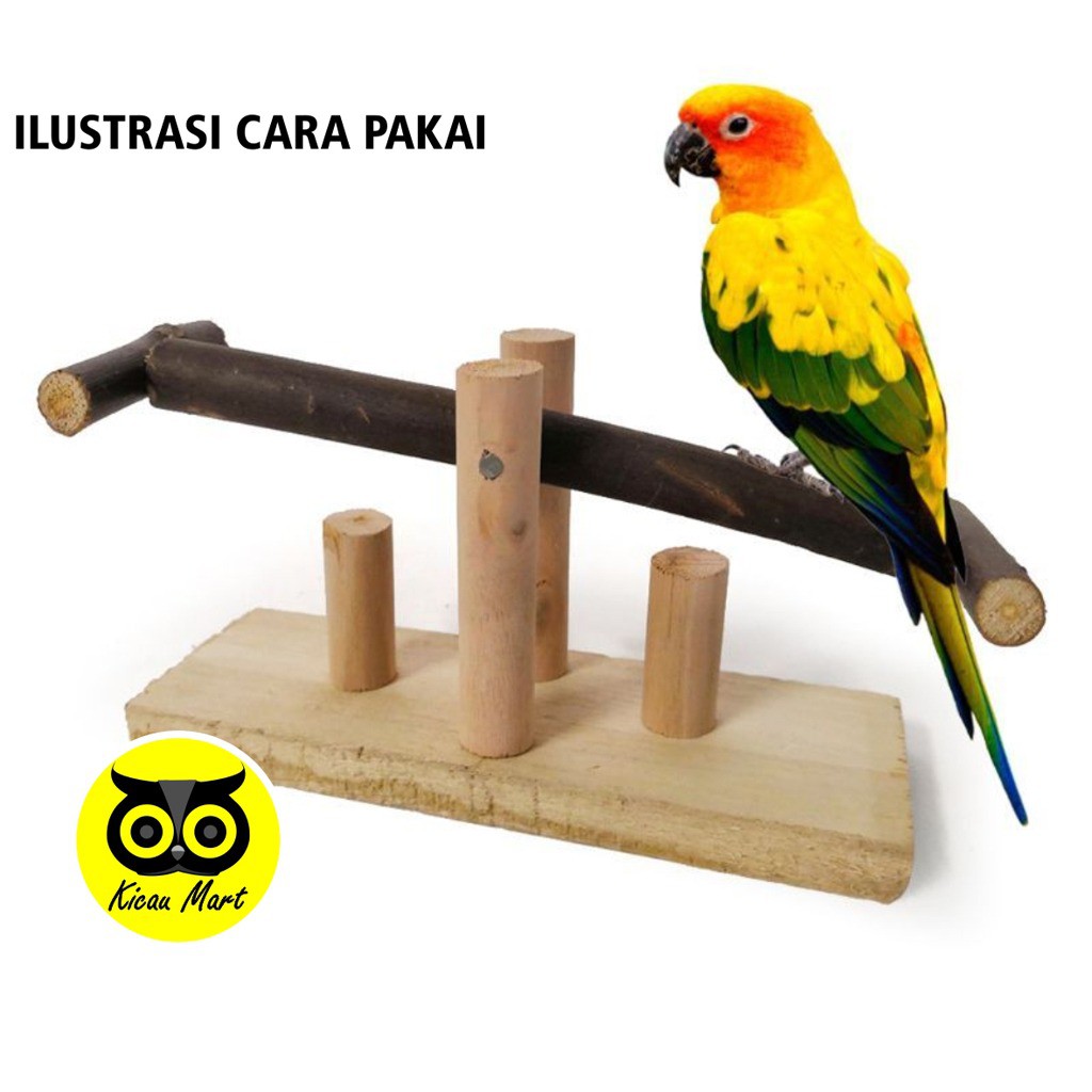 TANGKRINGAN JUNGKAT JUNGKIT MAINAN BURUNG LOVEBIRD KENARI PARKIT FALK NURI SMALL PARROT BEO JKYJL