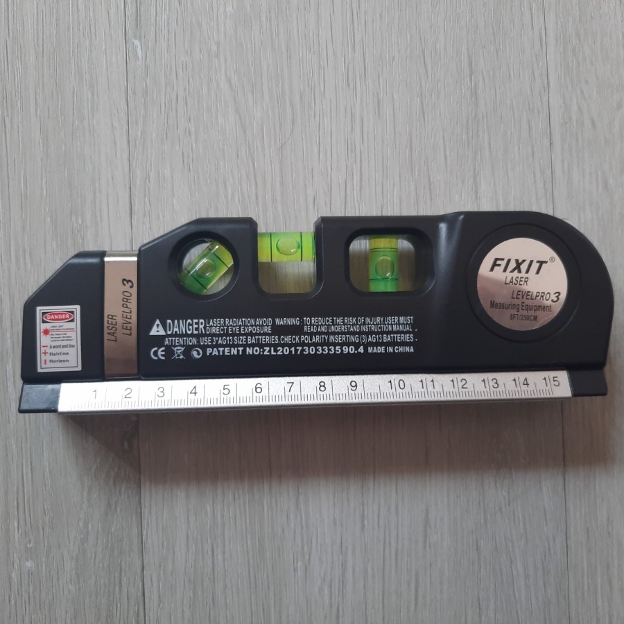 Fixit Level pro 3 ori waterpass meteran laser multi fungsi 250 Cm