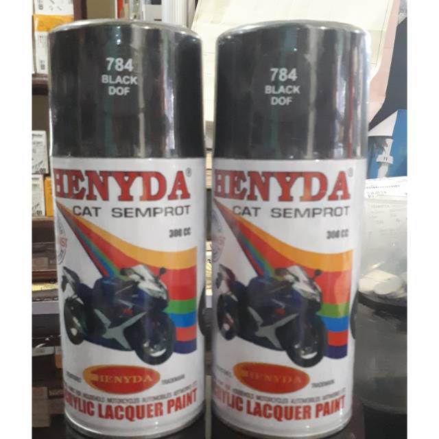 

Cat Semprot HENYDA Black Doff 784