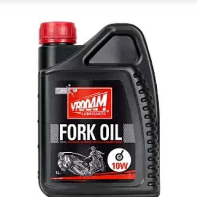 Oli Shock Depan Motor VROOAM Motorcycle Fork Oil 10W 1L - oli shock motor depan