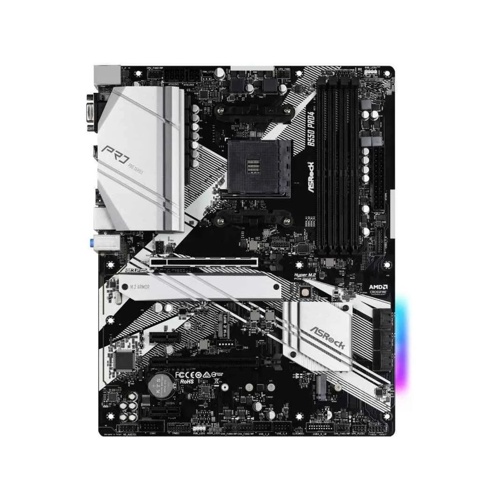 ASRock B550 Pro4 AM4 AMD B550 DDR4 USB3.2 SATA3