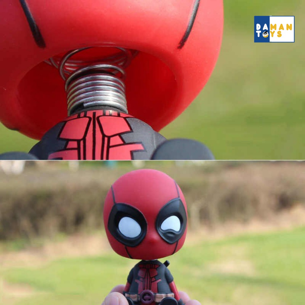 Pajangan Dashboard Mobil Superhero, Action Figure Deadpool, Miniatur Pajangan