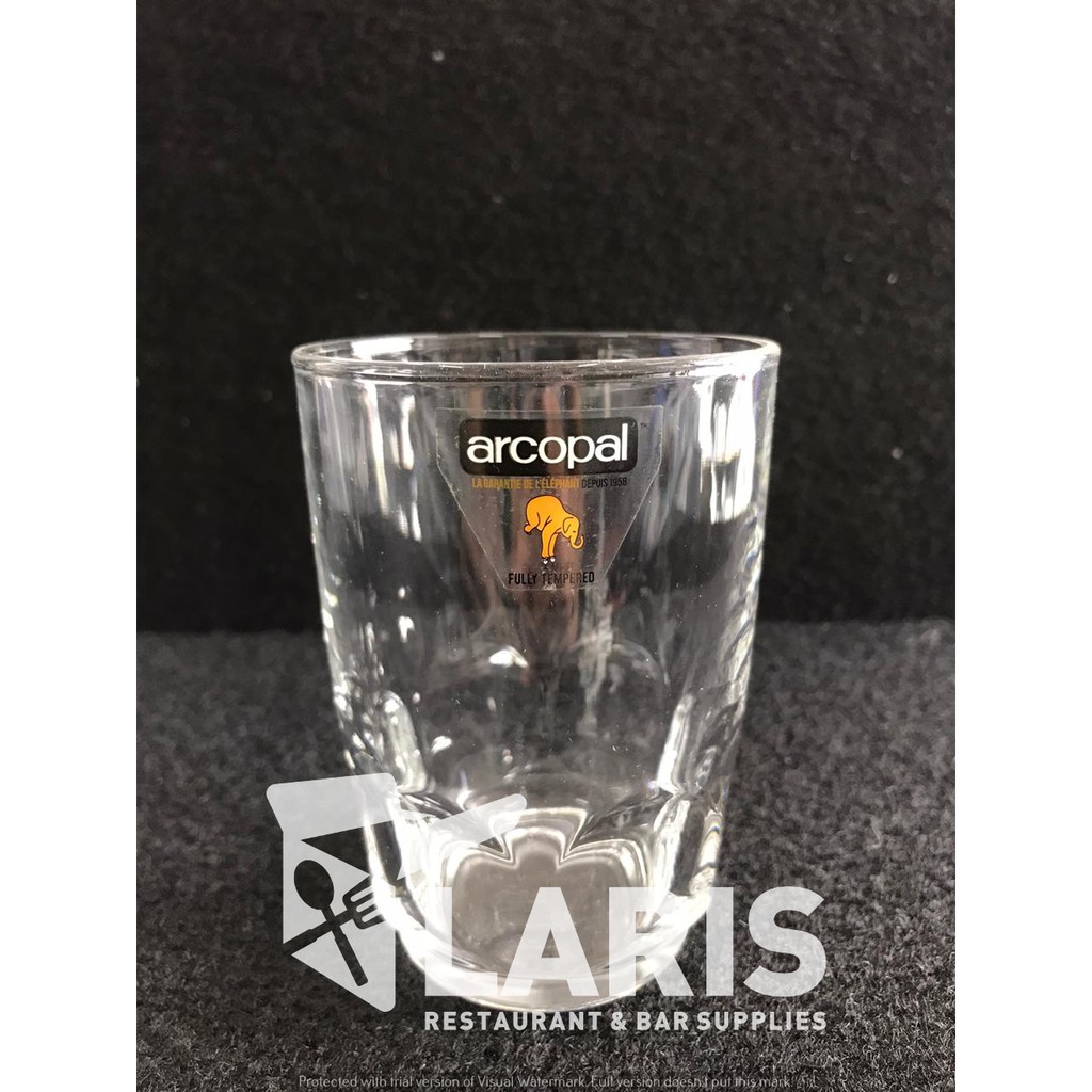 Gelas Kaca Arcopal / Gelas Es Minum Teh Kopi Bening 280ml (Harga Satuan)