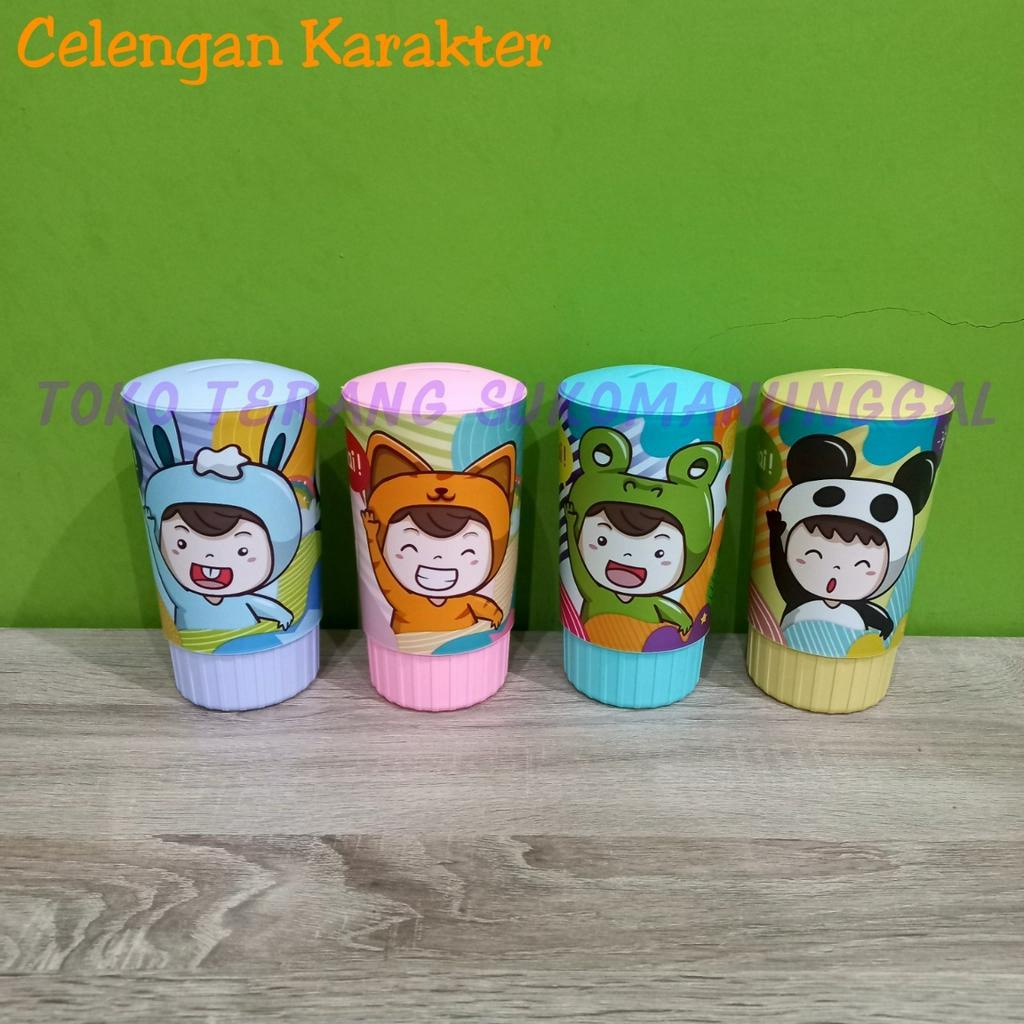 Celengan anak karakter sovenir ulang tahun anak souvenir karakter murah