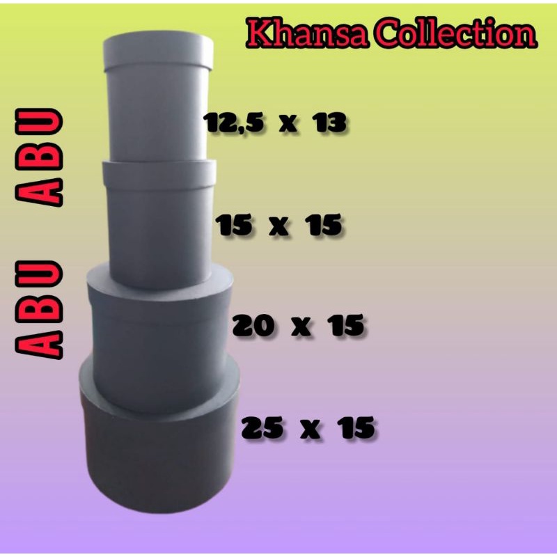 

RB [NEW] 1 SET 5 PCS bloom box/roumd box Diameter 25, 20, 15, 12,3 dan 9