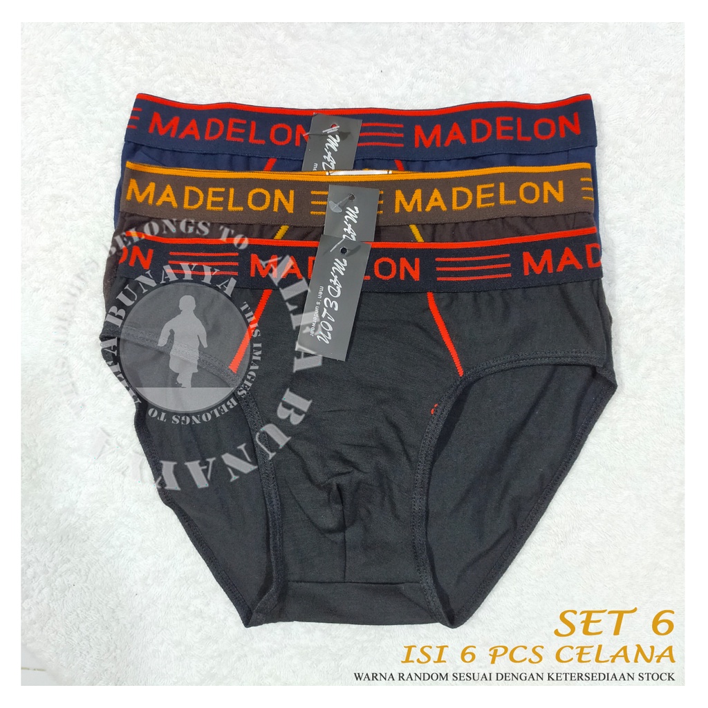 3 Celana Dalam Pria MADELON BRIEF - MDBR5 - CD Dewasa - Remaja