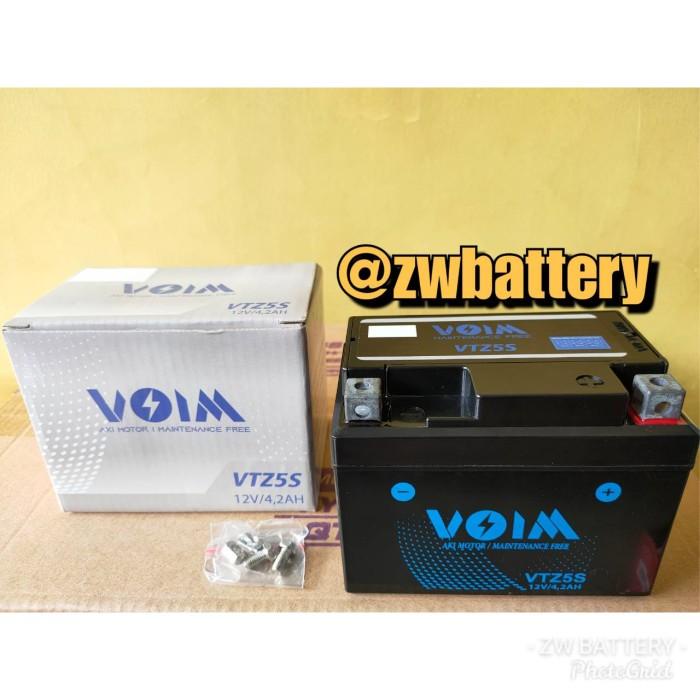 Aki Motor Honda Revo, Blade 110 GTZ5S ITOBATT GEL/Aki Kering 5Ah