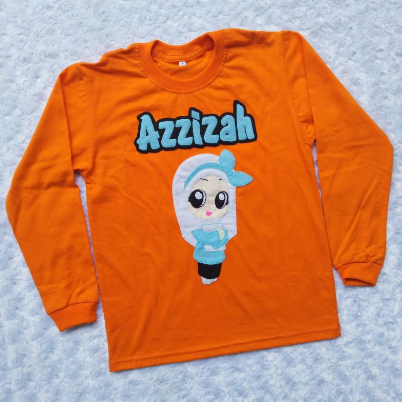 Kaos flanel lengan panjang RIB size 0 (6-18bln)