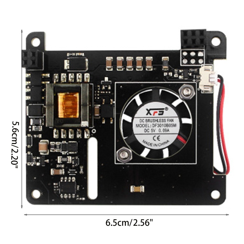 Topi btsg POE Untuk Raspberry Pi Power Over Gigabit Ethernet Hat OLED Display Untuk Raspberry Pi 3b+/ 4b, 802.3af Compliant