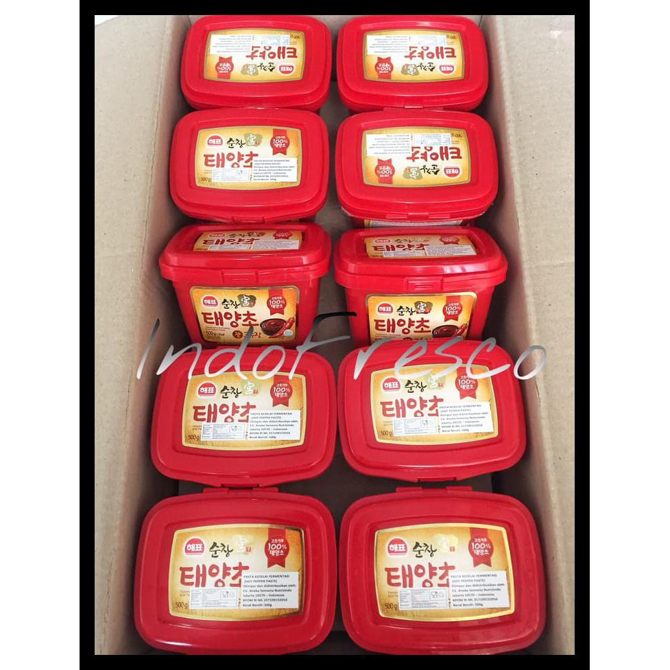 Jual GRATIS Sajo Gochujang Sambal Pasta Korea Hot Pepper Paste 500gr Shopee Indonesia