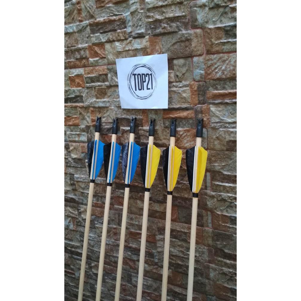 Arrow Ramin Bulu Kalkun Import 3 Inch Nock V Lokal