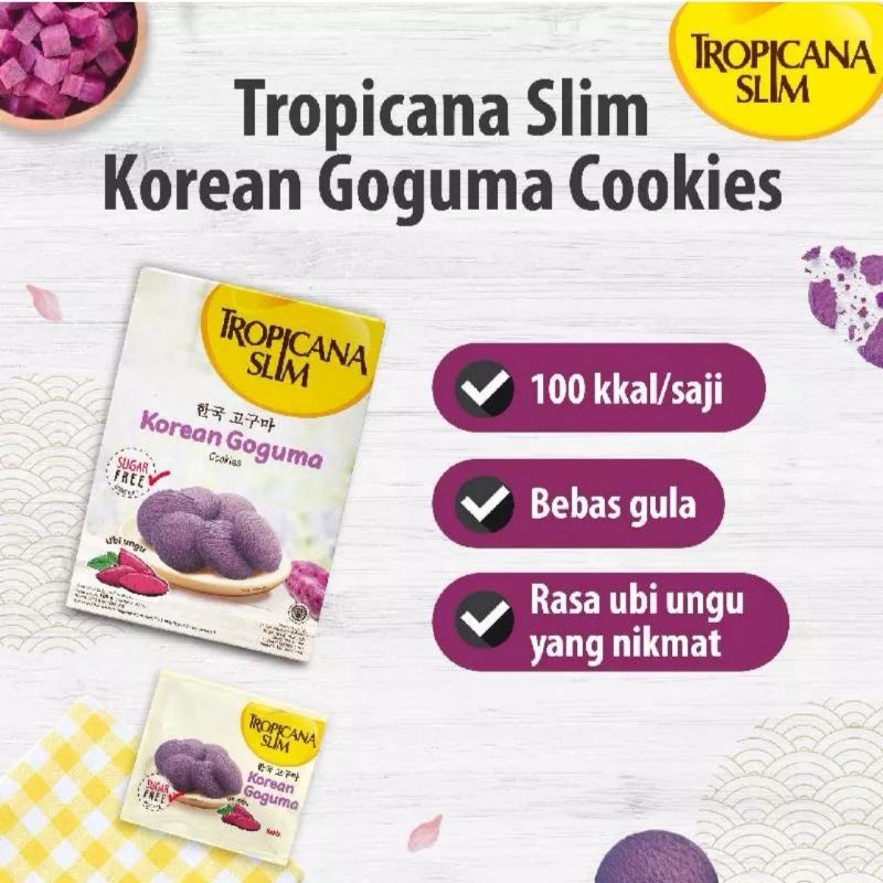 

Tropicana Slim Korean Goguma Cookies 100gr