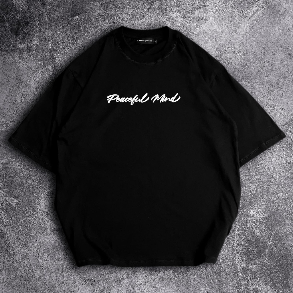 [Oversize] BAJU KAOS OVERSIZE / OVERSIZE T-SHIRT &quot;Peaceful&quot;