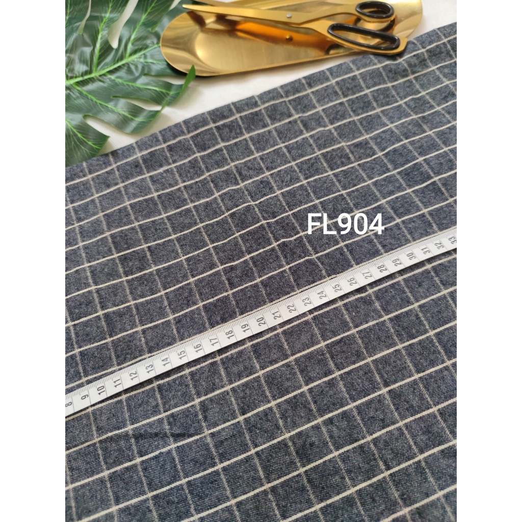 ABU ABU kain flanel bahan kotak katun yarndyed harga per 0.5meter/kain meteran happychild