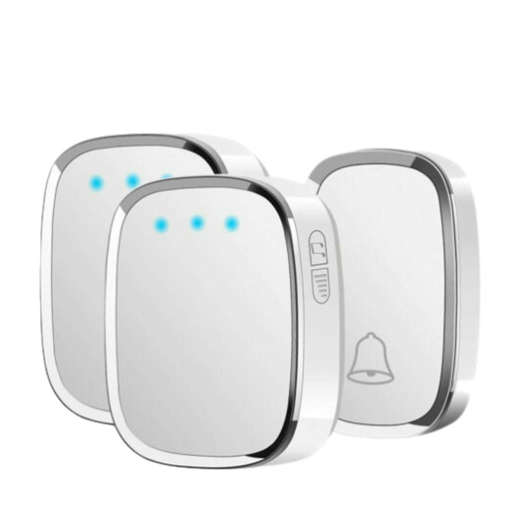 [COD] Wireless Door Bell IP44 Waterproof Bel Rumah Tanpa Kabel Anti Air Kuat dengan Suara Super Nyaring dan Sinyal Kuat