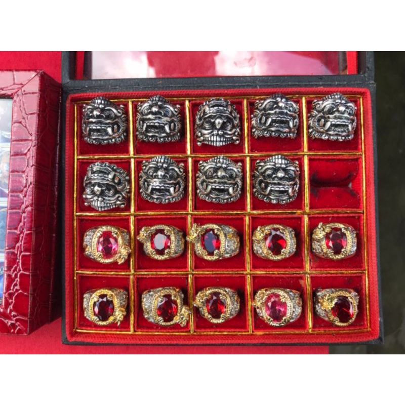 Cincin batu Permata/ Perak/batu alam