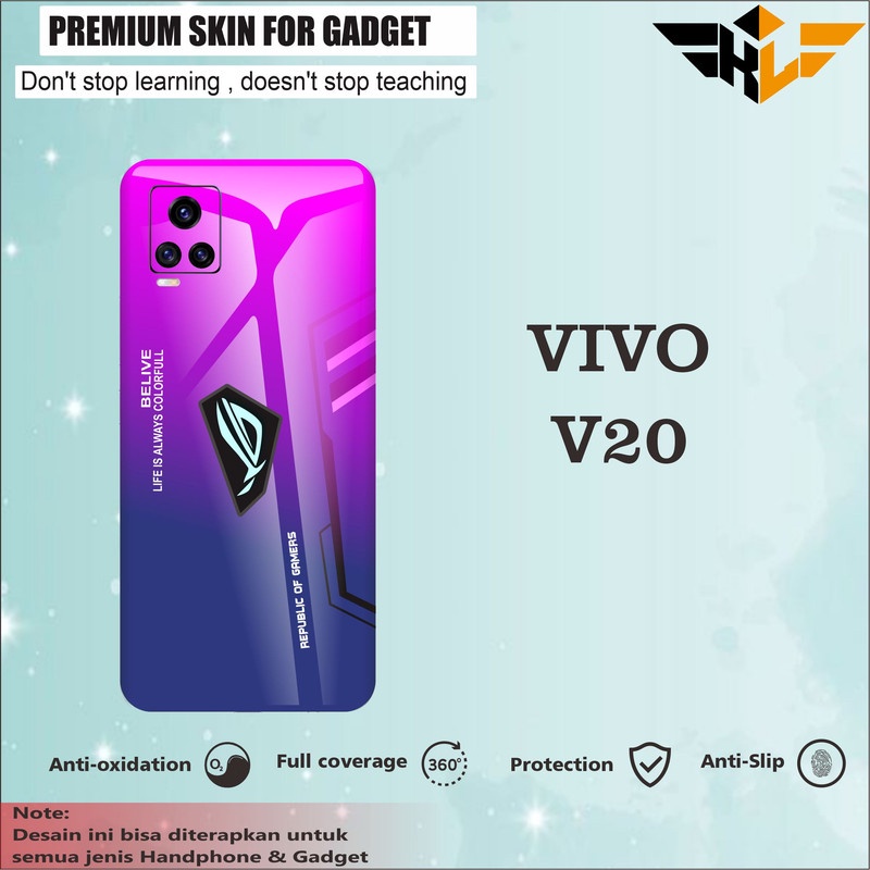 Beli 1 Gratis 1 SKIN HANDPHONE VIVO V20 ROG1