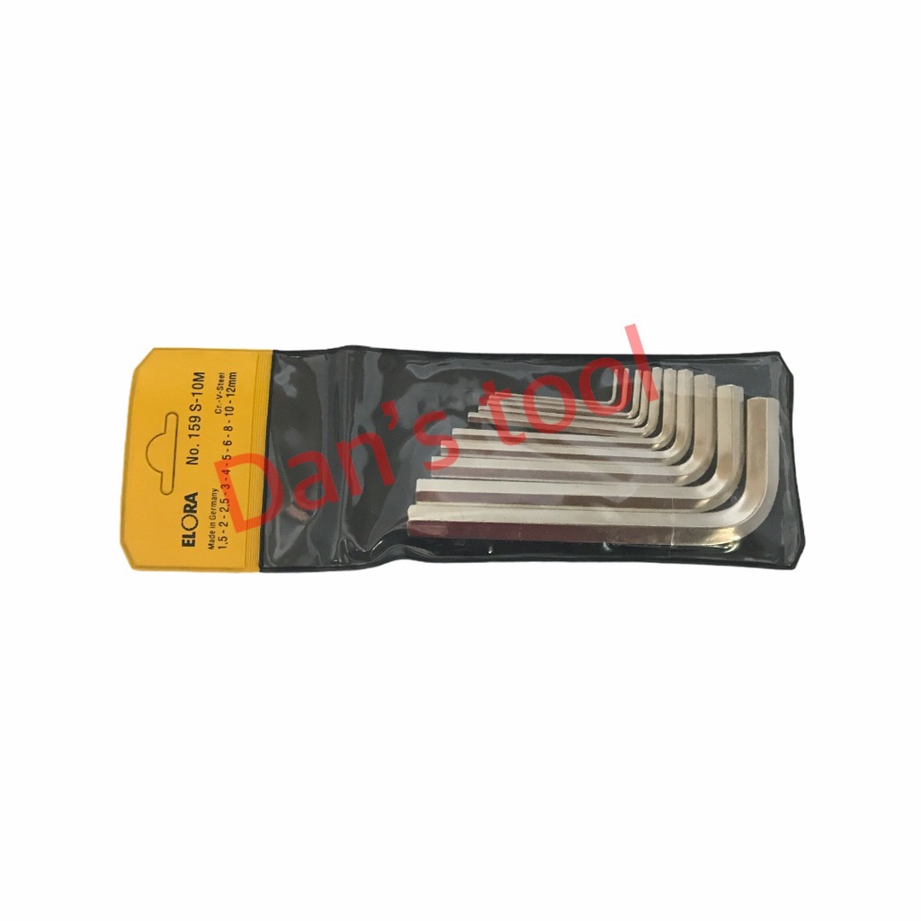 Kunci L ELORA 10 Pcs 159S-10M - Hexagon Key - Hex Key Wrench