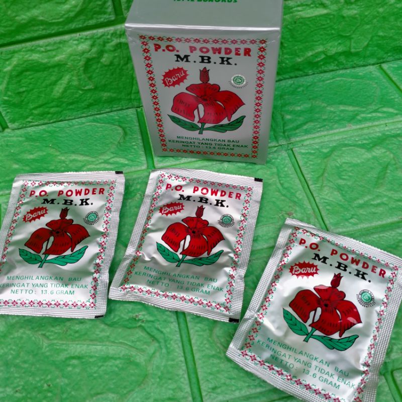 P.O. POWDER MBK SILVER BEDAK M.B.K PUTIH GROSIR