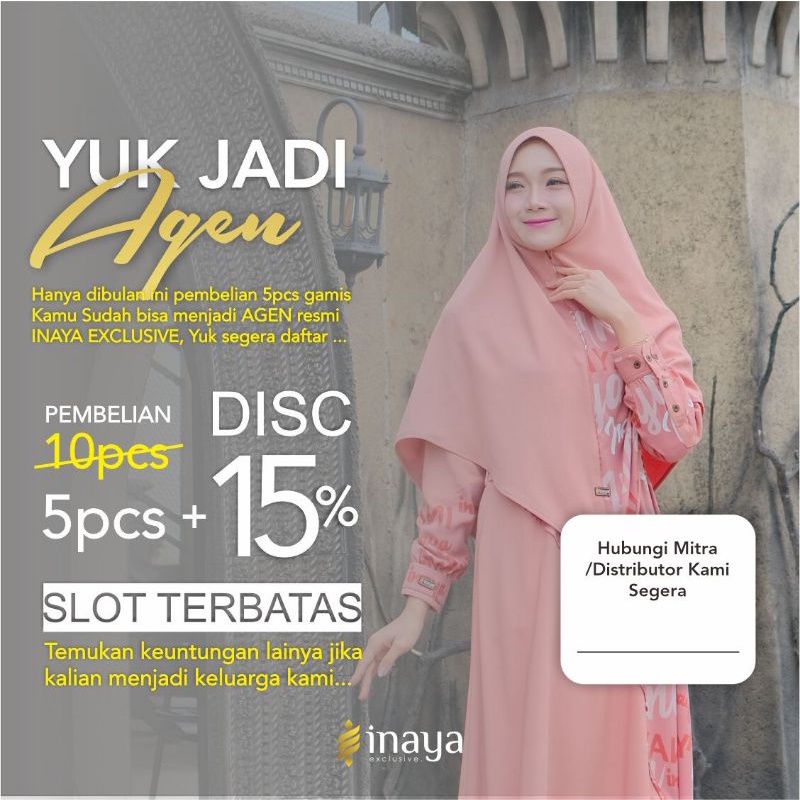 Gamis Syari Inaya Hijab
