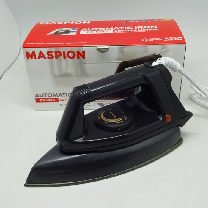 PROMO SETRIKA MASPION EX 1000 EX1000 TEFLON CLASSIC DRY IRON