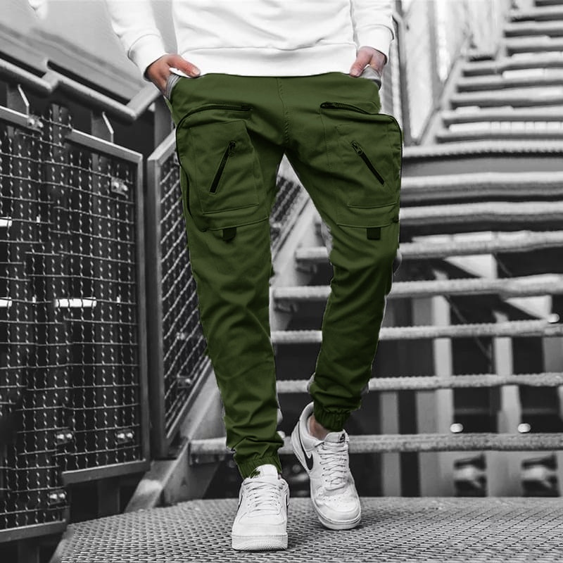 Celana Jogger Leon Pria Panjang Sweatpants Celana Olahraga Santai Casual Terbaru