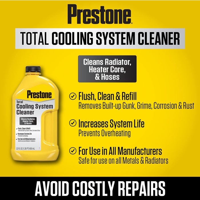 Prestone Radiator Flush + Cleaner 650mL Bersihkan Endapan Karat Kerak Pada System Pendingin