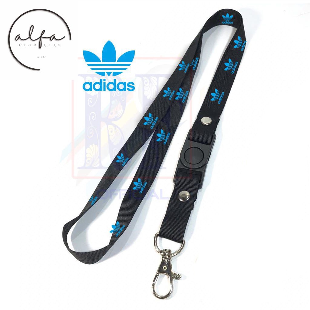 

Gantungan kunci Adidas flower sport olahraga tali lanyard gantungan leher id card name tag