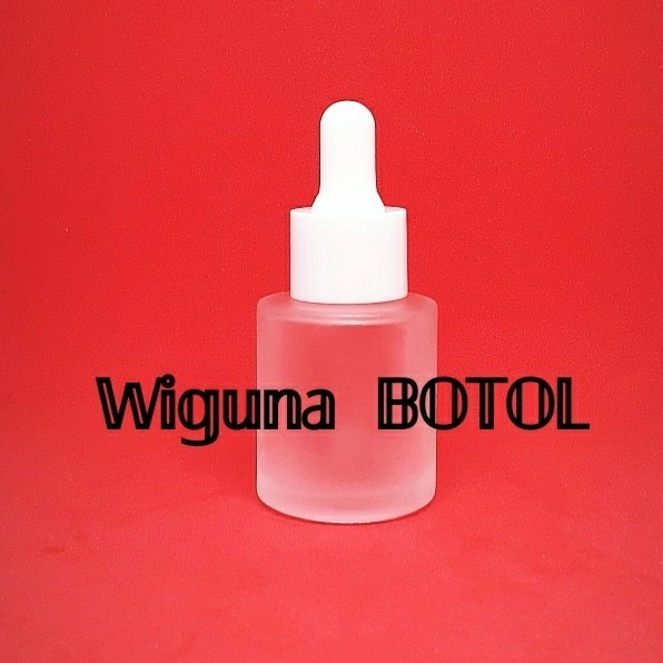 Botol Kaca Pipet 20 ML Frosted / Botol Pipet 20ml Frosted