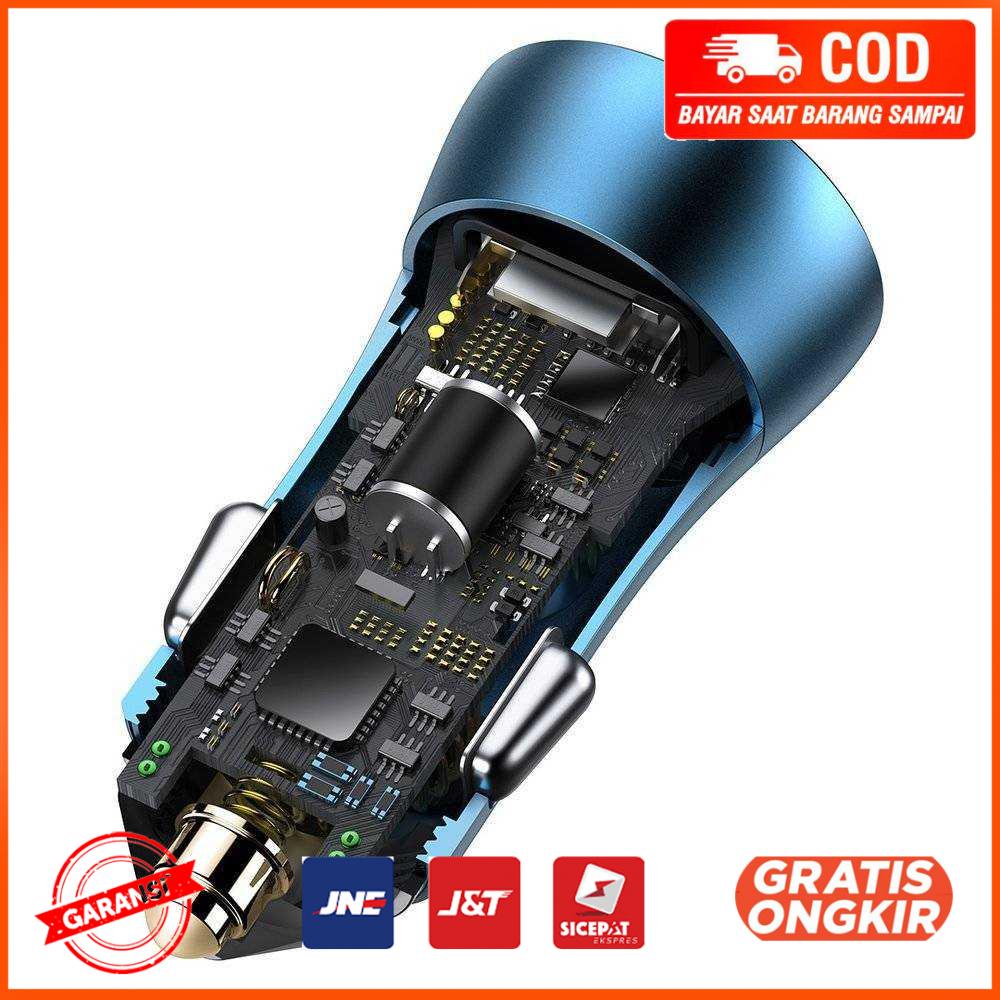 Baseus Golden Contactor Pro Car Charger Mobil 2 USB QC 40 W CCJDA03