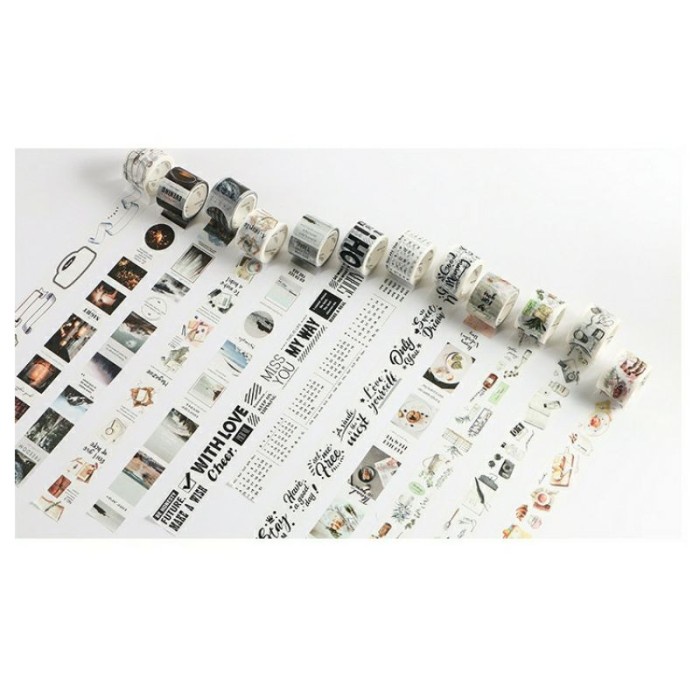 

Dijual [Lbs] Washi Masking Tape Premium Elegan 30Mmx5M Untuk Bullet Journal Hemat