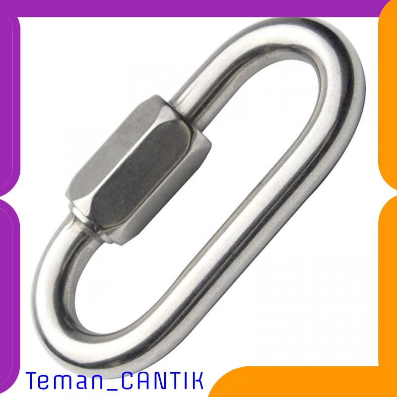 TC-ID067 XINDA KARABINER SAFETY LOCK STAINLESS STEEL - XD-8619