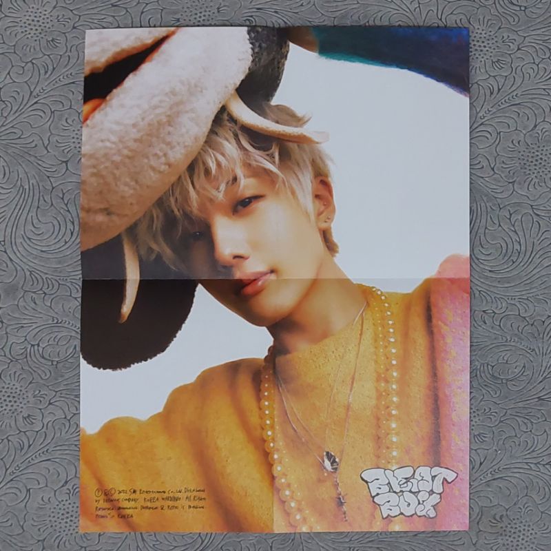 Official Folded Poster Jisung NCT Dream Beatbox