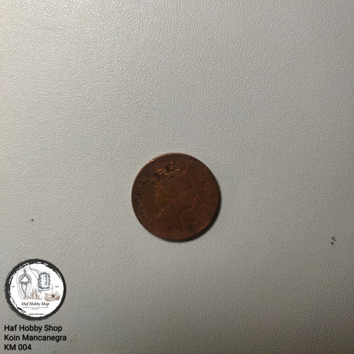 Koin Kuno One Peny Elizabeth 2 Tahun 1992