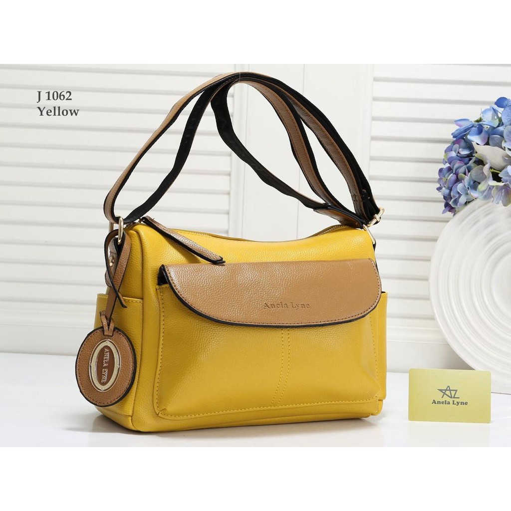 Tas Selempang Wanita ANELA LYNE cross body J1062 Original Tas Impor Tas Tas Branded Batam