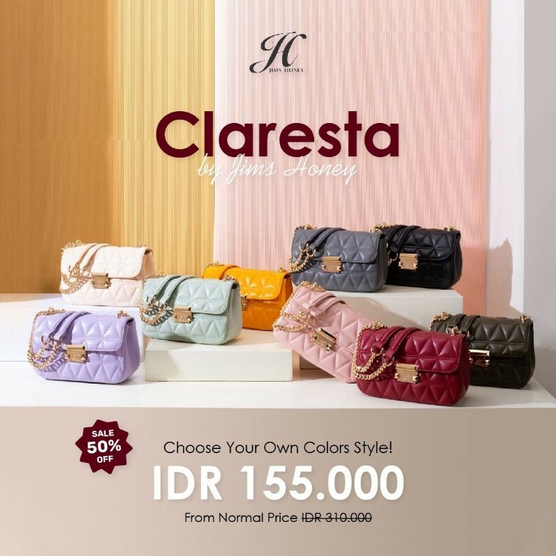 Claresta bag"JIMS HONEY "