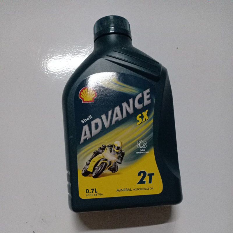 Oli samping 2tak shell advance sx